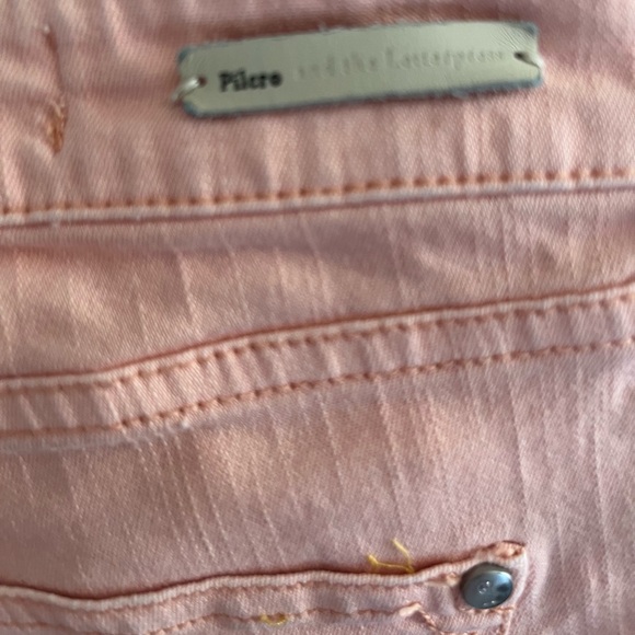 Anthropologie Pilcro and the Letterpress Light Orange Jeans Size 25 - Picture 5 of 5